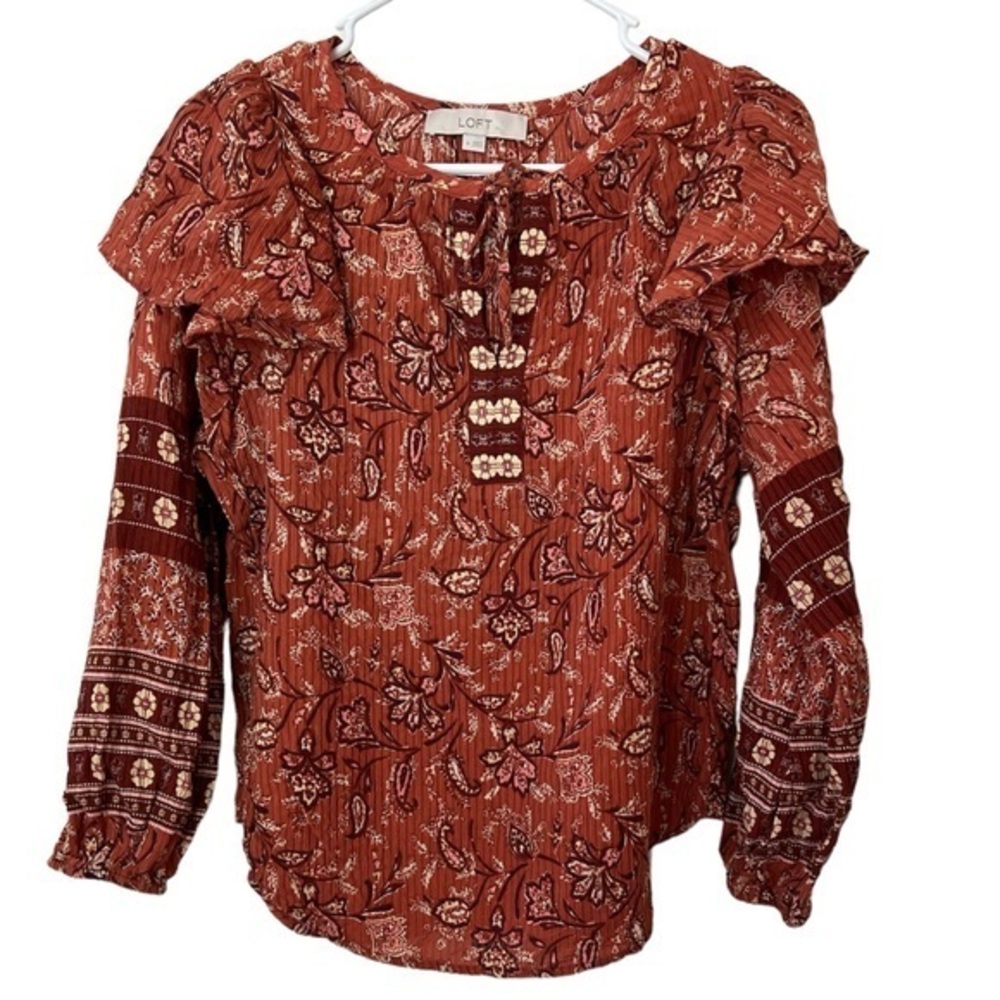 Loft long sleeve top, size 14